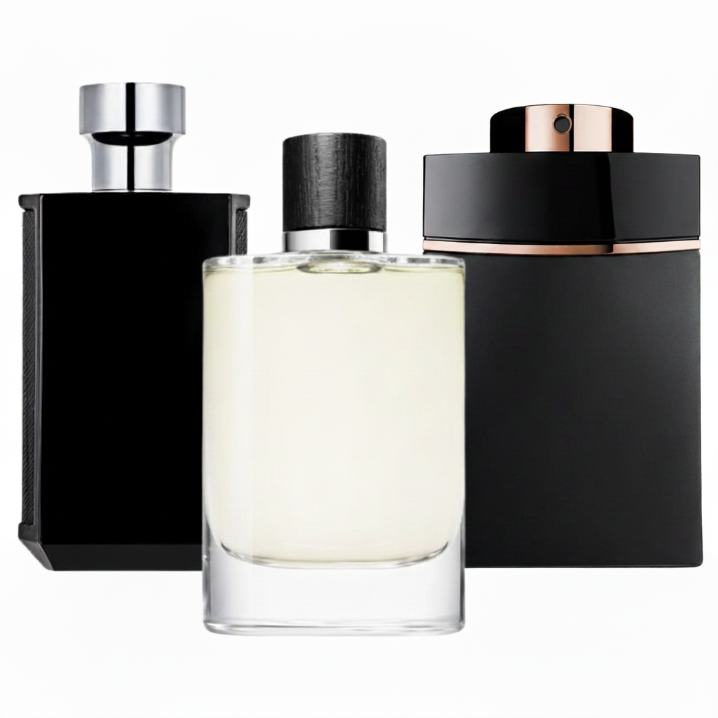 Exklusiv – SET MIT 3 PARFÜMS: Orientalischer Herrenduft, Frischer Aquatischer Duft und Intensiver Eleganter Herrenduft (Eau de Parfum)