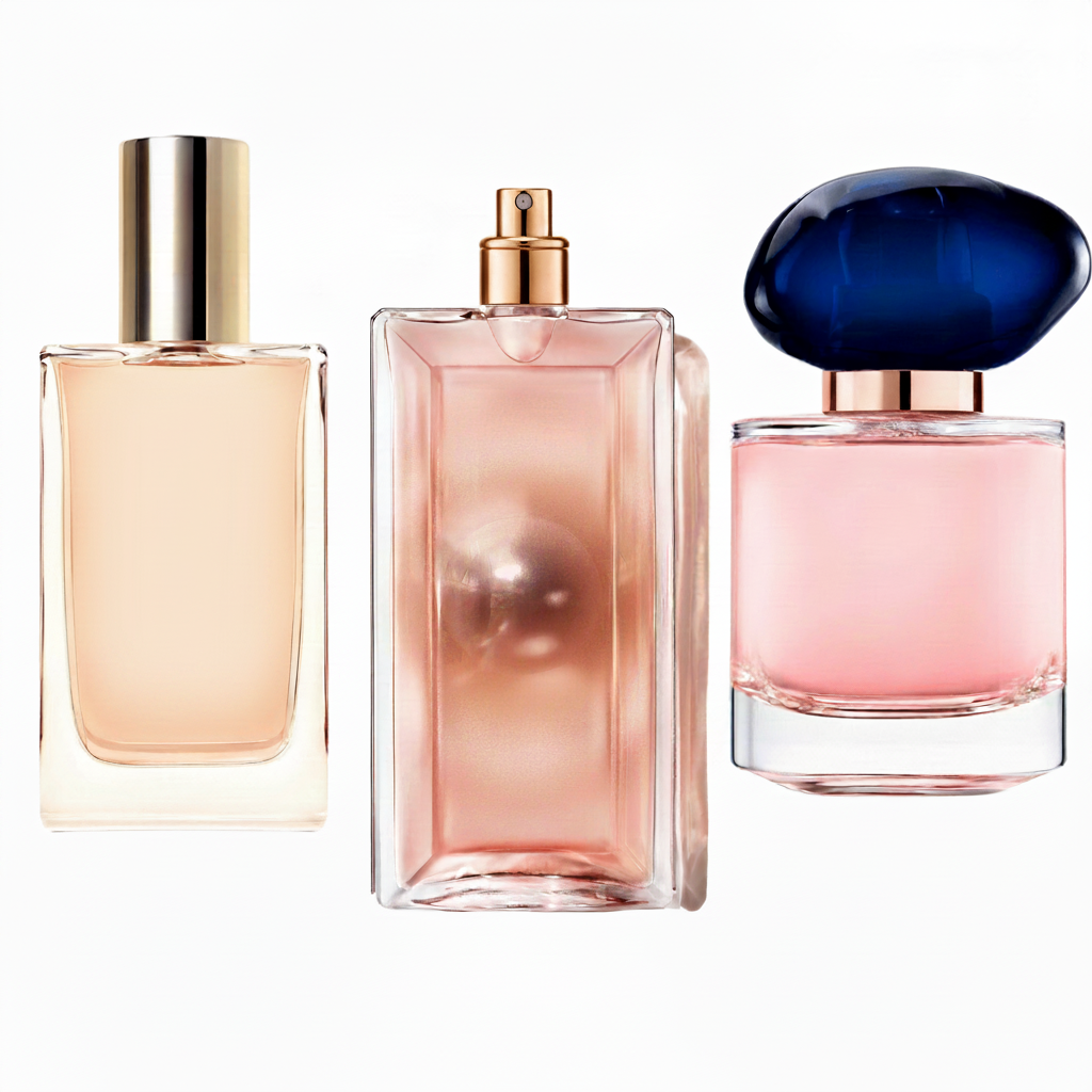 Exklusiv – SET MIT 3 PARFÜMS: Blumig-orientalisches Damenparfum, Elegantes Blütenduft und Modernes feminines Eau de Parfum