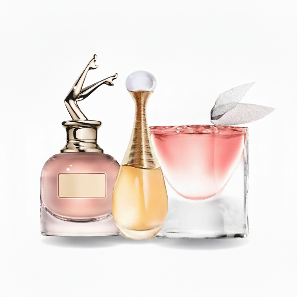 Exklusiv – SET MIT 3 PARFÜMS: Elegante Damenparfüms - Blumig-Orientalische Eau de Parfum Kollektion