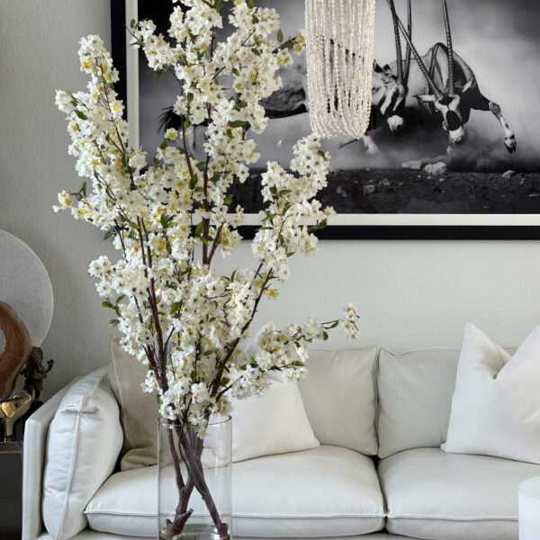 Premium Kirschblüten in einem 40 cm Glaszylinder